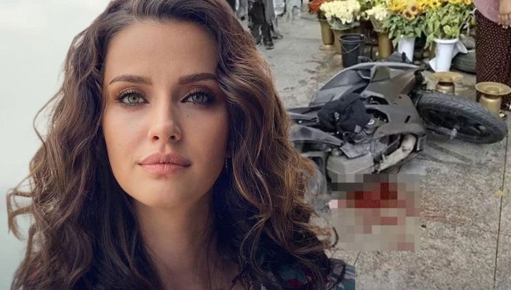 İrem Helvacıoğlu ve bebeğinin üzerine motosiklet fırladı!