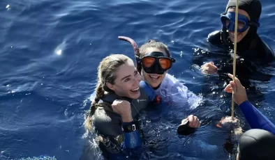 Şahika Ercümen’den Gazze İçin Rekor Dalış