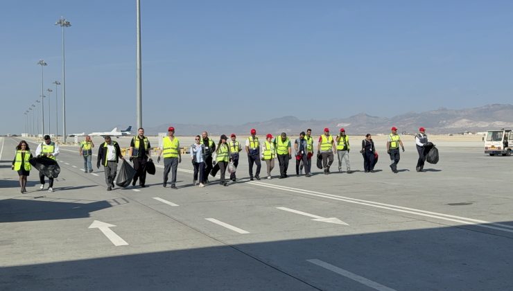 Ercan Havalimanı’nda FOD yürüyüşü gerçekleştirildi