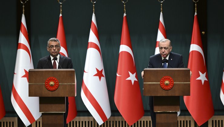Erdoğan: “Kıbrıs meselesinde en gerçekçi çözümün, Adada iki devletin bir arada var olmasından geçtiğine inanıyoruz”