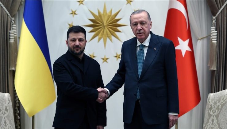 TC Cumhurbaşkanı Erdoğan, Ukrayna Devlet Başkanı Zelenskiy ile görüştü