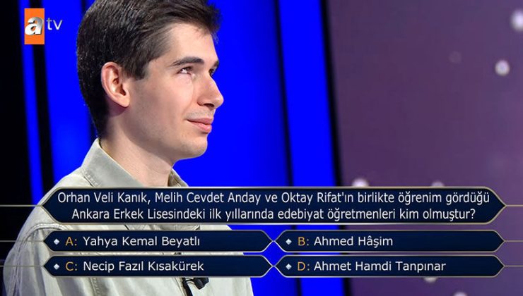 Görme engelli yarışmacı Kim Milyoner Olmak İster’e damga vurdu! 1 milyonluk sorunun eşiğinden döndü