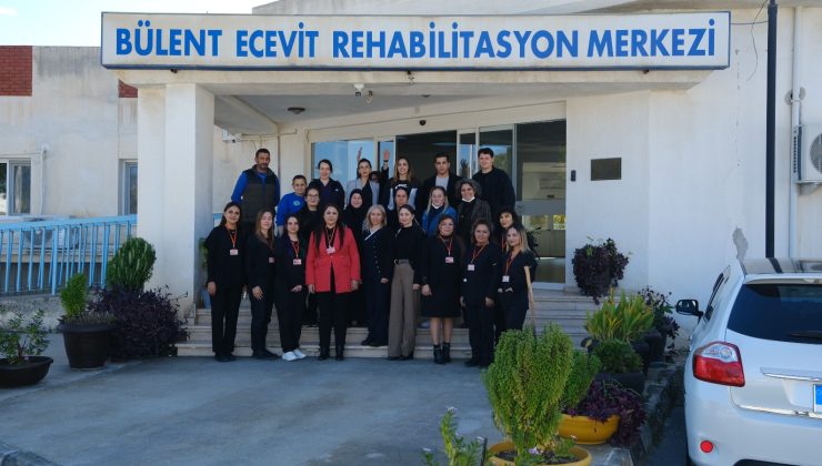 KAÜ öğrencileri, Bülent Ecevit Rehabilitasyon Merkezi’nde saha gözlemi yaptı