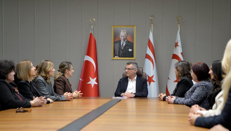 Cumhurbaşkanı Erhürman, GİKAD, Genç GİKAD ve Gİ-KA KOOP heyetini kabul etti