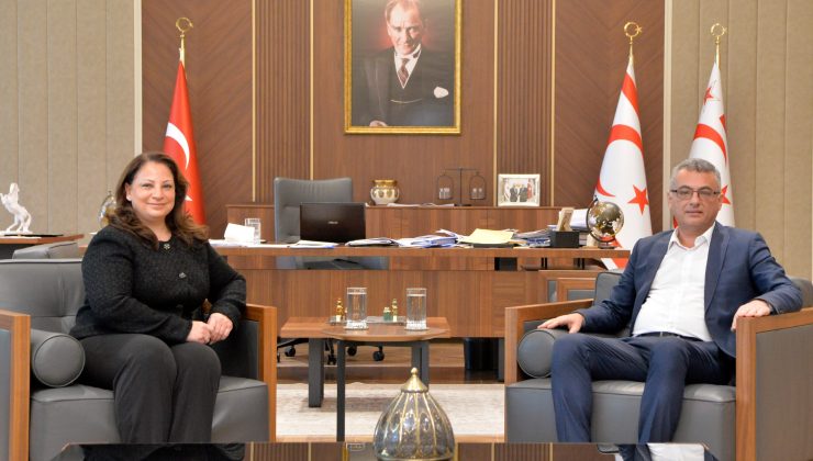 Cumhurbaşkanı Erhürman, KKTC Berlin Temsilcisi Ertürk’ü kabul etti