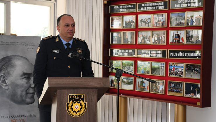 Emekliye ayrılan polis mensuplarına plaket ve hizmet belgeleri takdim edildi