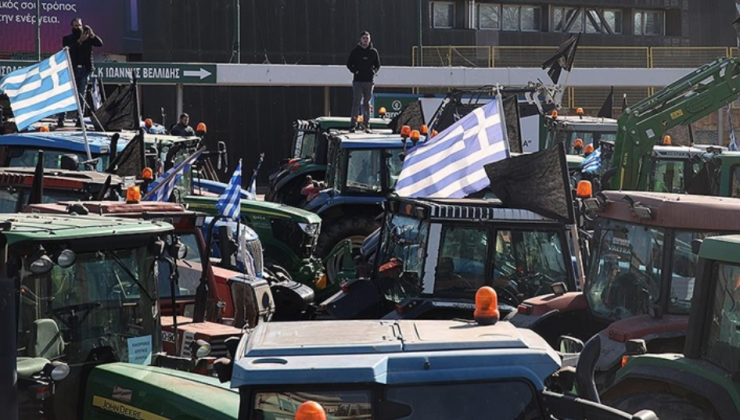 Yunanistan’da eylem yapan çiftçiler bugün Selanik-Atina yolunu kapatma kararı aldı