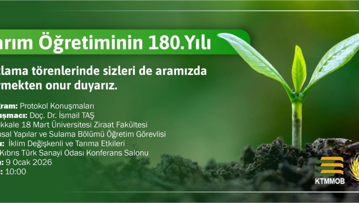 İklim değişliğinin tarıma etkileri konuşulacak