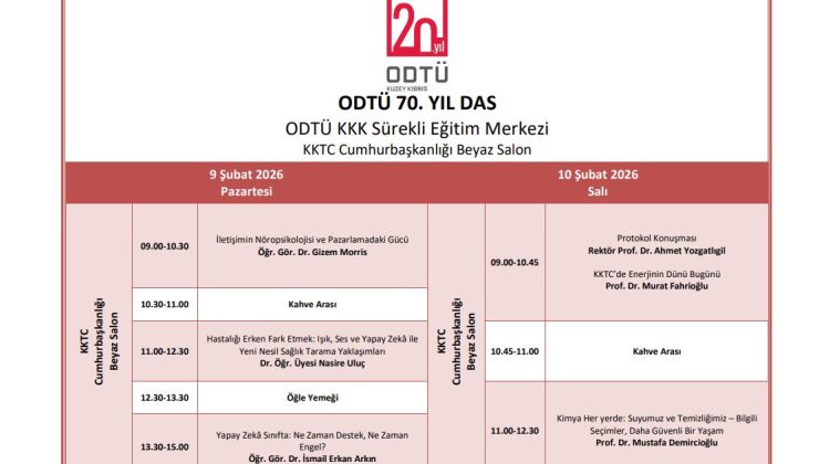 ODTÜ’den, “Bilim Toplumla Buluşuyor” başlıklı dönem arası seminerleri