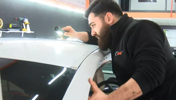 Araç sahibi ekspertizde gerçeği öğrenince fenalaştı