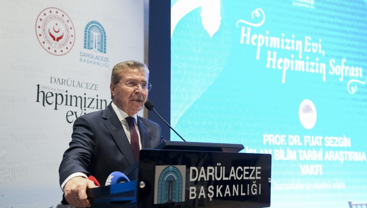 Başbakan Üstel, İstanbul’da düzenlenen Fuat Sezgin İslam Bilim Tarihi Araştırmaları Vakfı Mütevelli Heyeti Toplantısı’nda konuştu