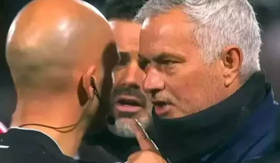 Benfica küme düşme hattındaki takımı yenemedi! Mourinho hakemin üzerine yürüdü