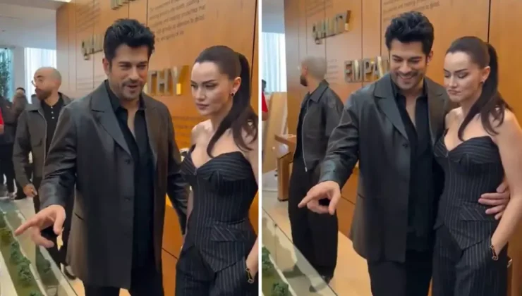 Fahriye Evcen’in Burak Özçivit’e takındığı tavır tanıtıma damga vurdu
