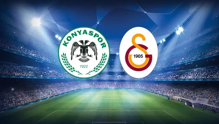 Konyaspor-Galatasaray maçının ilk 11’leri belli oldu
