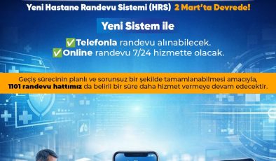 Hastane Randevu Sistemi devreye girdi