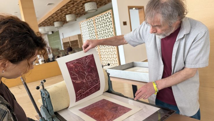 İZ / TRACE – Baskı Çalıştayı’nda hazırlanan eserler yarın sergilenecek