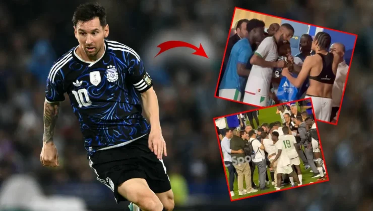 Lionel Messi çılgınlığı! Maç bitti, saha karıştı