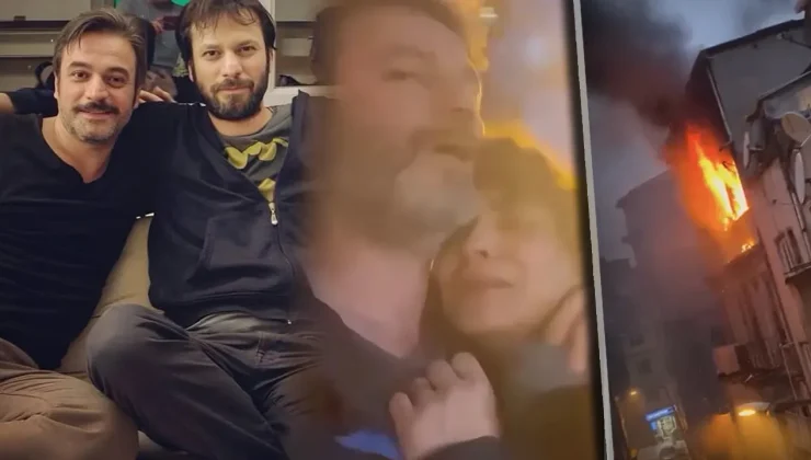 Ufuk Özkan’ın kardeşi Umut Özkan, yangından son anda kurtuldu!