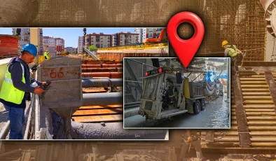 14 istasyonlu yeni metro, Yüzde 45’i hazır!