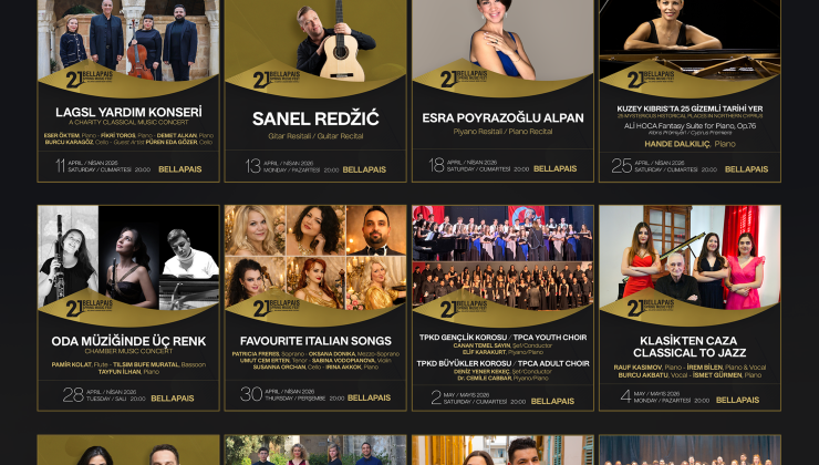 21. Uluslararası Bellapais Müzik Festivali 11 Nisan’da başlıyor