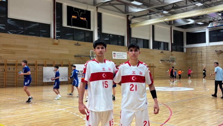 UKÜ’nün hentbolcuları İbrahim ve Abdullah Türkiye U-16 Milli Takımı’nda