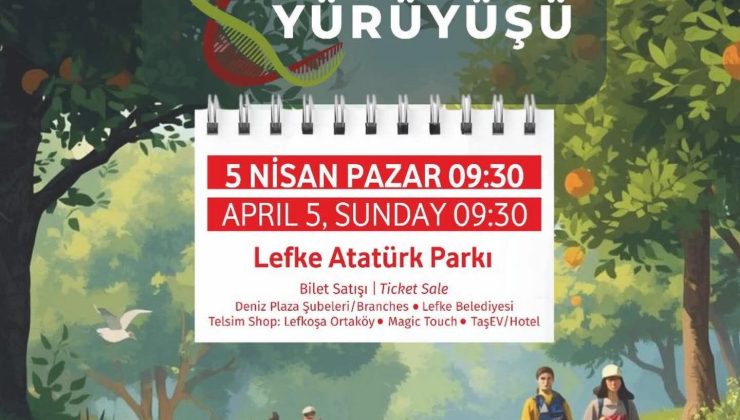 23’üncü Orkide Yürüyüşü yarın Lefke’de yapılacak