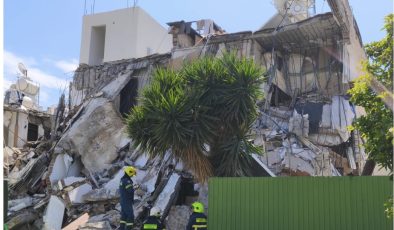 Limasol’da bina çöktü, iki kişi hayatını kaybetti