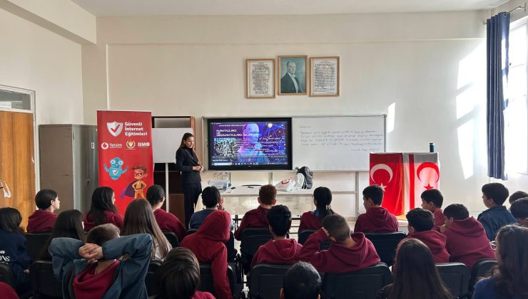 “Güvenli İnternet Eğitimleri” kapsamında bugüne kadar üç bin öğrenci eğitim aldı