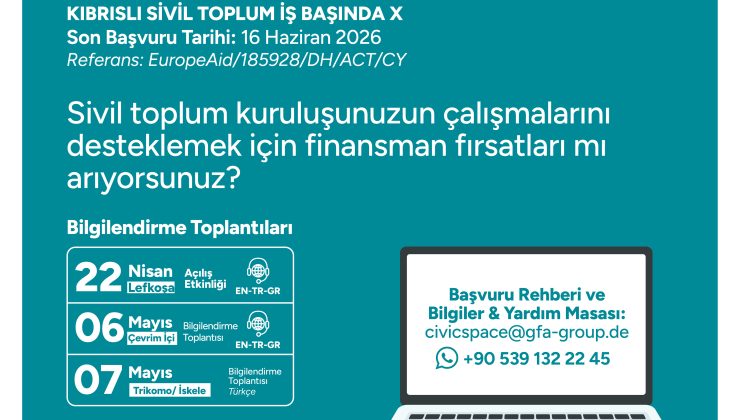 AB’den Kıbrıslı sivil toplum kuruluşlarına yeni teklif çağrısı