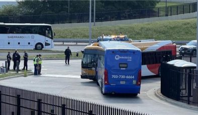 Pentagon yakınlarında otobüs kazası: 10’u Pentagon çalışanı 23 kişi yaralandı