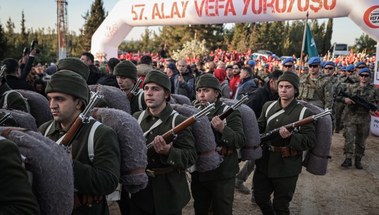 Çanakkale’de destanlaşan 57. Alay’ın kahramanları, muharebelerin 111. yılında Conkbayırı’nda anıldı