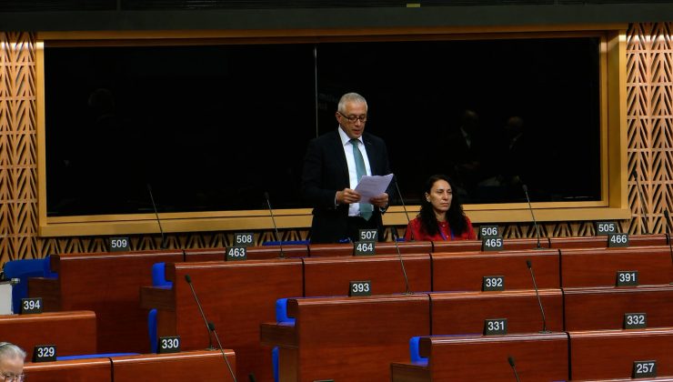 Taçoy AKPA’da konuştu: “Çözüm için adil, dengeli ve siyasi cesaret temelinde gerçek bir irade ortaya konmalı”