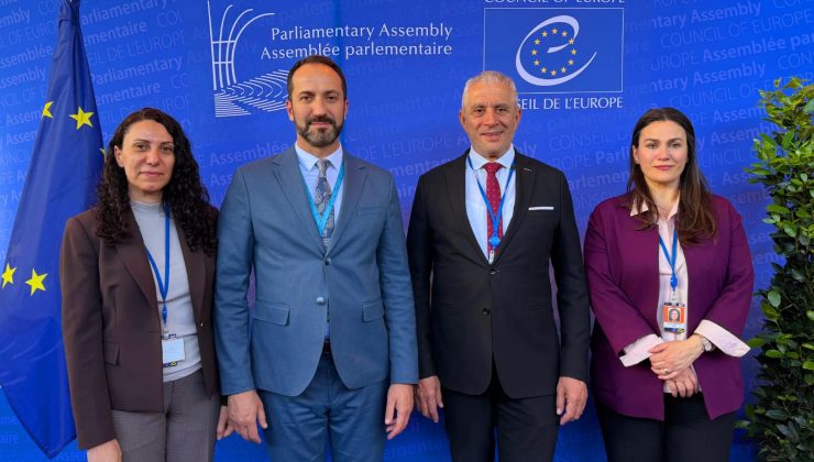 Taçoy ve Candan, AKPA Başkanı Petra Bayr ile görüştü