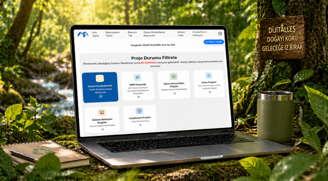 Olguner: “Dijital Vize Teslim Portalı ile 188 ağacın kesilmesi önlendi”
