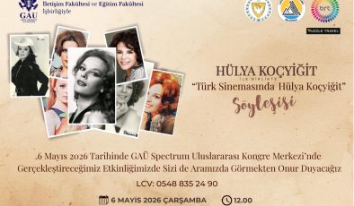 Hülya Koçyiğit, GAÜ’de söyleşiye katılacak
