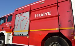 Seyir halindeki tır dorsesinde yangın…