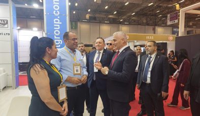 Amcaoğlu, İstanbul’da Yapı, İnşaat Malzemeleri ve Teknoloji Fuarı’na katıldı