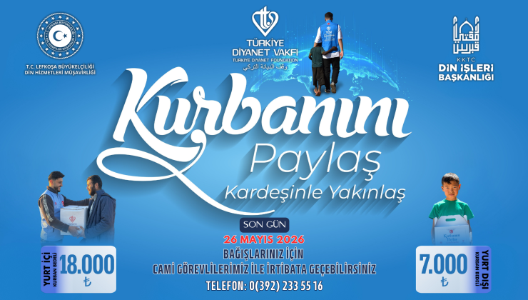 Din İşleri Başkanlığı vekâlet yoluyla kurban kesim bedellerini açıkladı