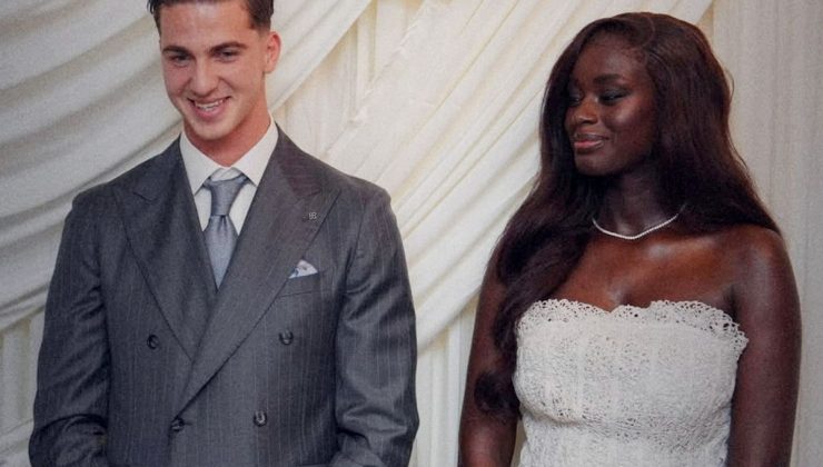 Bertuğ Yıldırım, siyahi eşiyle olan nikah fotoğraflarını sildi