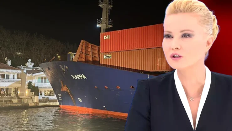 Dev gemi yalıya sürükleniyordu… Dikkat çeken Müge Anlı detayı