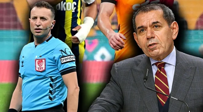 Dursun Özbek’ten derbi hakemine sert tepki: Bu maça göre değil, FIFA kokartı yok