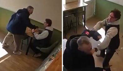 İngiltere’de şok eden anlar: Sinsice yaklaştı, durduk yere bıçakla saldırdı