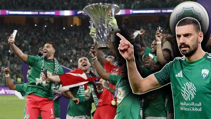 Al Ahli uzatmalarda şampiyon oldu: Merih Demiral tarihe geçti