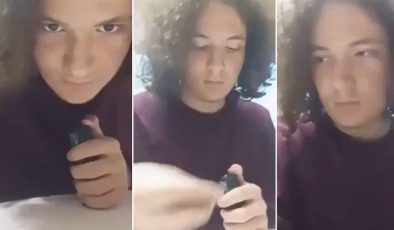 Canlı yayında şarjöre mermi doldurmuş