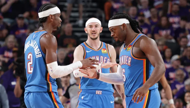 Shai Gilgeous-Alexander 42 sayı attı, Oklahoma City Thunders seriyi 3-0 yaptı