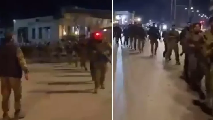 Suriye ordusundan dikkat çeken yürüyüş: Gazze bizim sloganımız, düşman sana geliyoruz