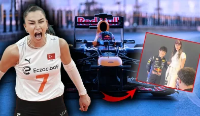 Yuki Tsunoda ile Hande Baladın aynı karede: Boy farkı şaşırttı