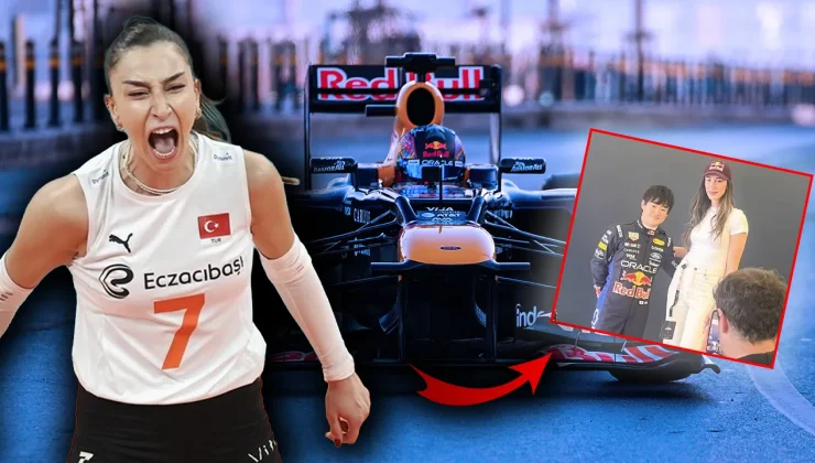 Yuki Tsunoda ile Hande Baladın aynı karede: Boy farkı şaşırttı