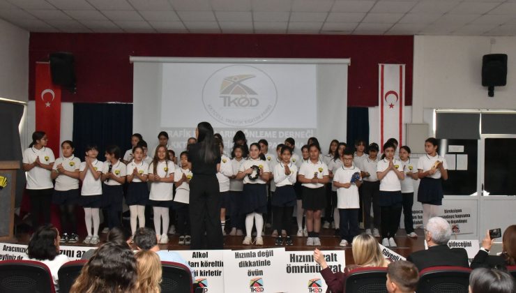 TKÖD, Trafik Haftası kapsamında Şehit Tuncer İlkokulu’nda etkinlik düzenledi
