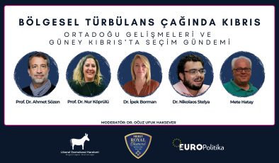 “Bölgesel Türbülans Çağında Kıbrıs” paneli cumartesi günü yapılıyor